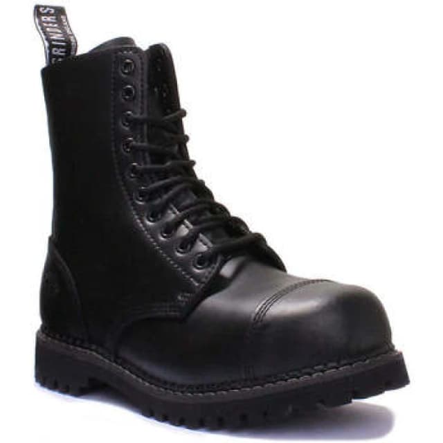 Grinders Mens Stag CS Black Safety Steel Toe Cap Boots - EU 39 Black male EA1447BK39