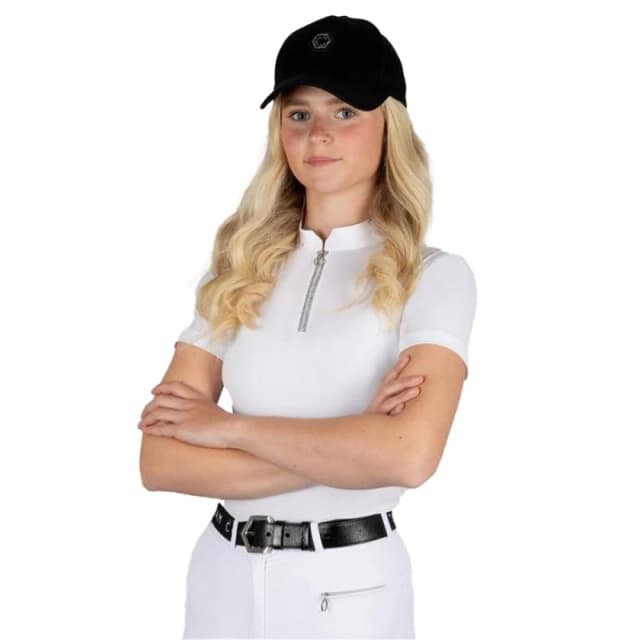 Coldstream Mens Heaton Diamante Baseball Cap in Black Male One Size