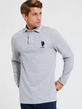 U.S. Polo Assn. Classic Rugby Polo Shirt - Grey