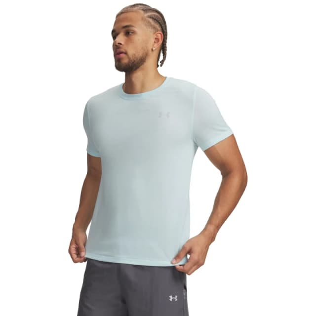 Jersey Under Armour Wool Run Blanc Male L