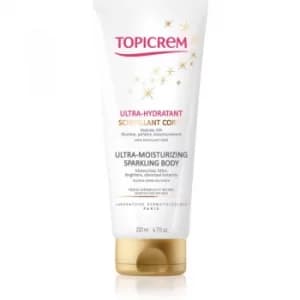 Topicrem UH BODY Ultra-Moisturizing Sparkling Body Intensive Moisturising Body Lotion with Glitter 200ml