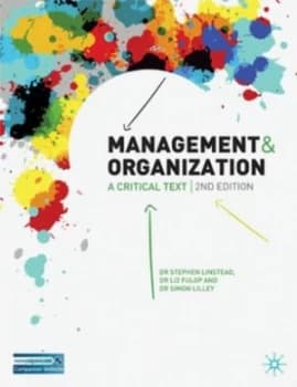 Management and Organization by Stephen Linstead Paperback