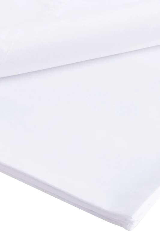 Bianca Luxury 800 Thread Count Cotton Sateen Flat Sheet Flat Sheets Double White 42847801030