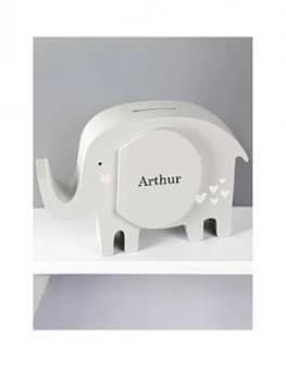 Personalised Elephant Money Box