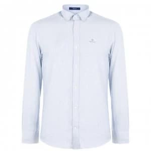 Gant Basket Long Sleeve Shirt - Light Blue 462