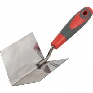 Faithfull Soft Grip Stainless Steel Internal Corner Trowel