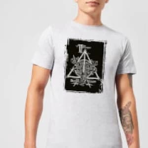 Harry Potter Three Brothers Mens T-Shirt - Grey - 3XL