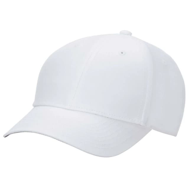 Nike Mens Blank Structured Baseball Cap in White White Male One Size