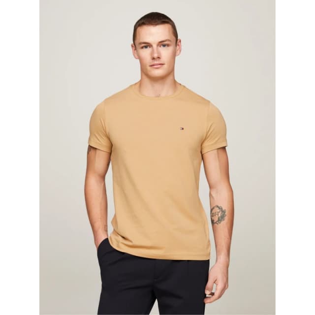 Tommy Hilfiger Stretch Slim Fit T-Shirt Regular Fit T-Shirts S Beige 58281170350