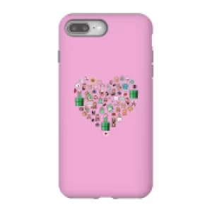Pixel Sprites Heart Phone Case - iPhone 8 Plus - Tough Case - Gloss