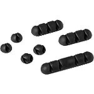 Durable Cable holder Cavoline Clip Mix Black 7 Pieces