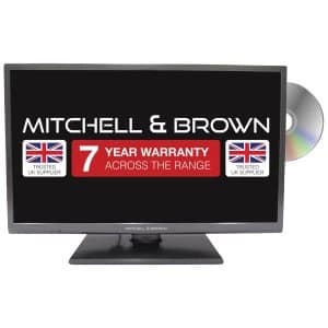Mitchell & Brown JB-241811FDVD 24" LED Freeview HD Ready TV with DVD - Black