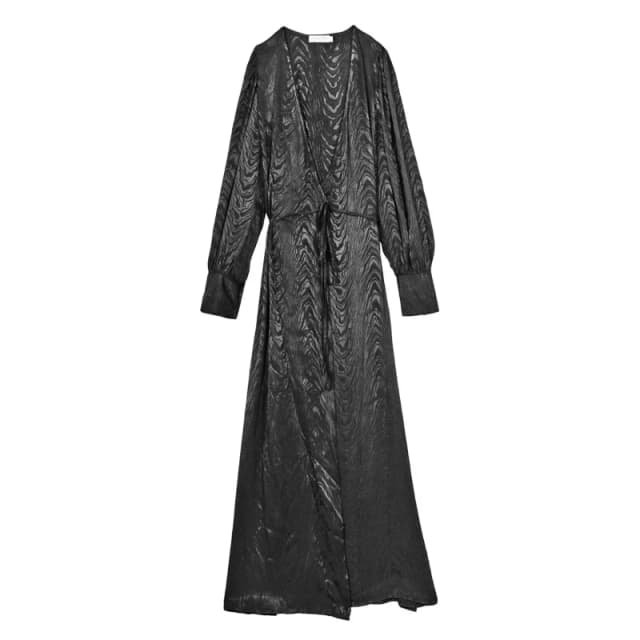 La Petite Etoile Wrap dress For Her La Petite Etoile Kala Noir Female S