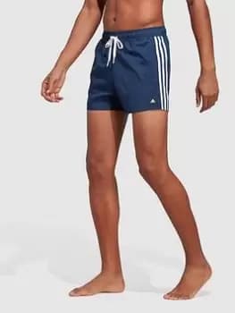adidas Sportswear 3-stripes Clx Swim Shorts, Navy, Size 2XL, Men