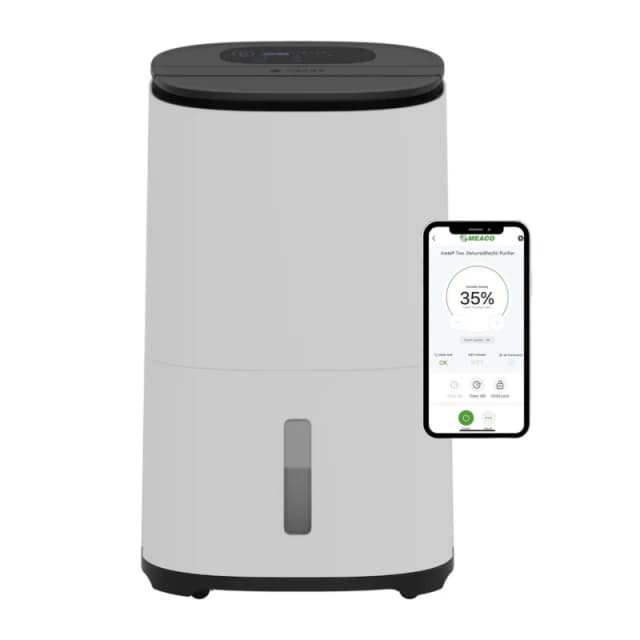 Meaco Arete Two 25L Low Energy Laundry Dehumidifier and HEPA Air Purifier Smart WiFi AreteTwo25L White