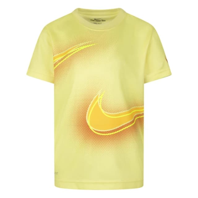 Nike Stacked Up Swoosh T-Shirt Yellow male 6