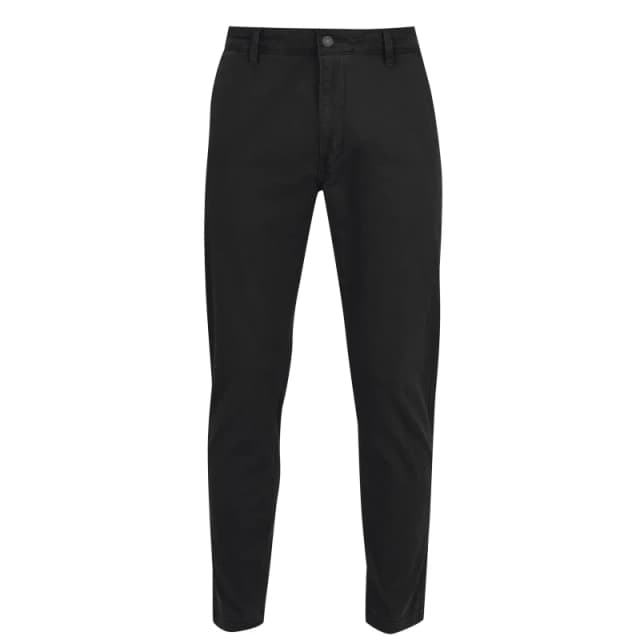 Levis Chino Regular Tapered Trousers Mineral Black male 36W L