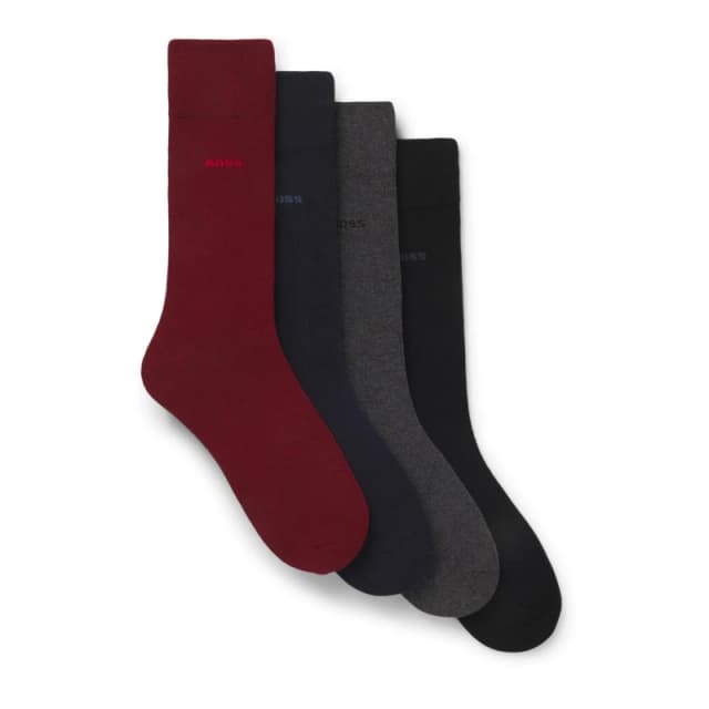 Boss 4 Pack Crew Socks Gift Set Multi 964 male 6-11