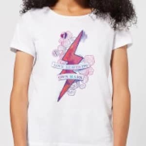 Harry Potter Love Leaves Its Own Mark Womens T-Shirt - White - 3XL