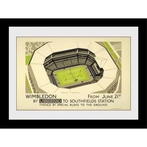 Transport For London Wimbeldon 60 x 80 Framed Collector Print