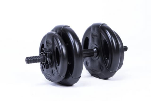 Bench Bench 10KG Adjustable Dumbbell Set in Black One Size Unisex 5055201329554