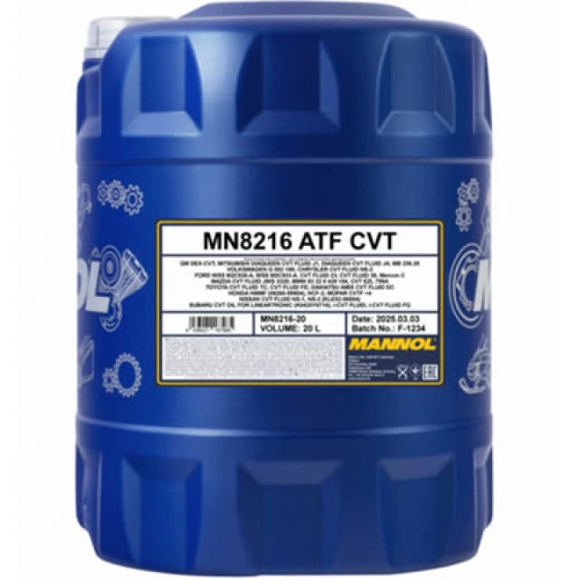 Mannol Atf Cvt 8216 20L Synthetic Gear Oil