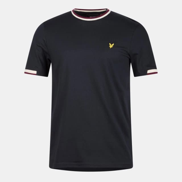 Lyle & Scott Navy Half Tipped T-Shirt Navy Male S 237625UK