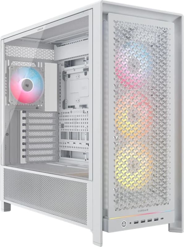 Corsair FRAME 5000D RS ARGB Modular Full Tower EATX PC Gaming Case - White - CC-9011310-WW