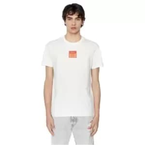Diesel Label T-Shirt Mens - White