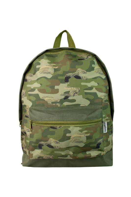 Harry Bear Camo Backpack Green
