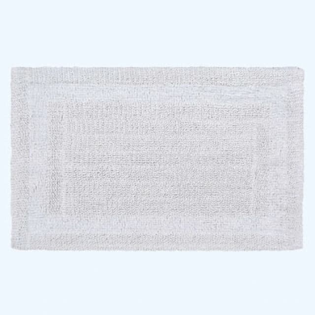Homescapes Luxury Reversible Extra Large Bath Mat - White