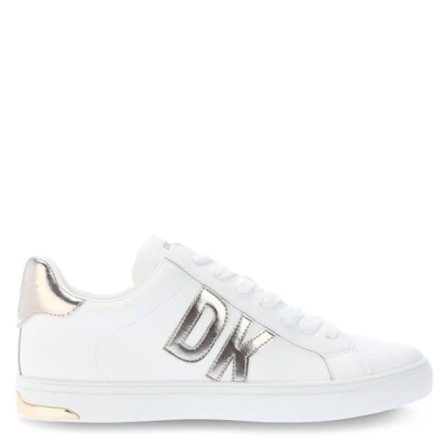 DKNY Abeni Lace Up Trainers White female UK 4