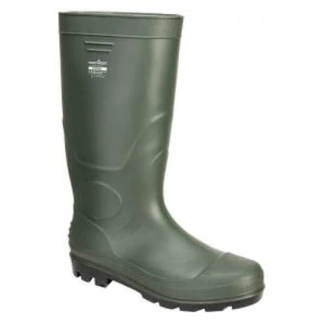 Portwest PVC Non Safety Wellington Boots FW90GNR39 Colour: Green