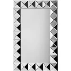 3D Effect Rectangular Wall Mirror - Premier Housewares