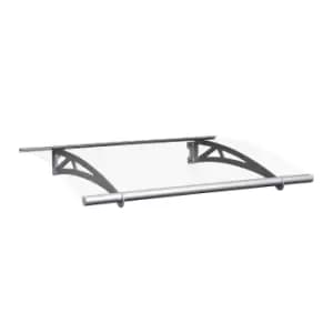 Outsunny Polycarbonate Door Canopy - Clear