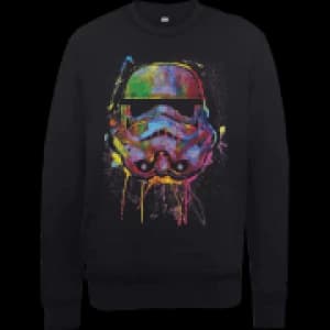 Star Wars Paint Splat Stormtrooper Sweatshirt - Black