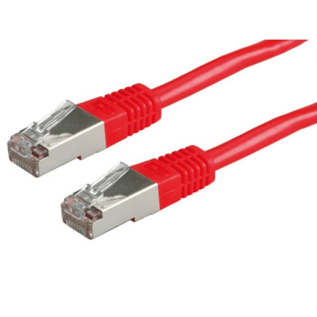 VALUE S/FTP (PiMF) Patch Cord Cat.6. red 0.5 m
