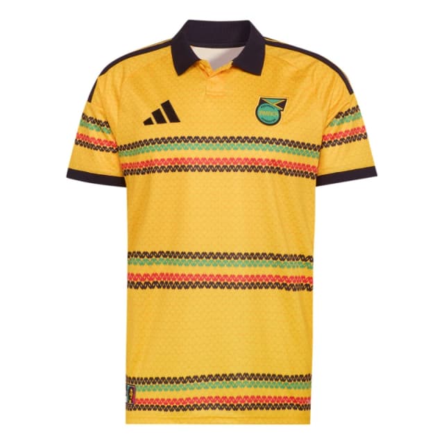 adidas Mens Jamaica Home Shirt 2026 Gold/Green male L