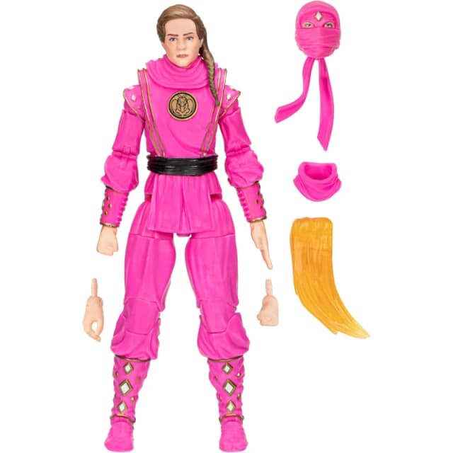 Power Rangers x Cobra Kai Ligtning Collection Action Figure Morphed Samantha LaRusso Pink Mantis Ranger 15 cm