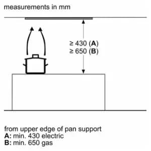 Neff D95XAM2S0B N70 90cm Integrated Design Canopy Hood in Black Glass