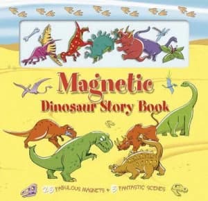Magnetic Dinosaur Story Book Hardback