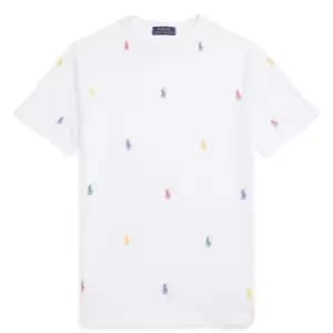 Polo Ralph Lauren Junior All-Over Print T-Shirt - White