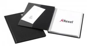 Rexel Slimview Dsp Bk A4 24pkt Blk 10015