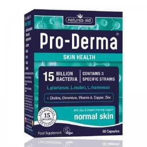 Natures Aid Pro-Derma Skin Health 60 Capsules