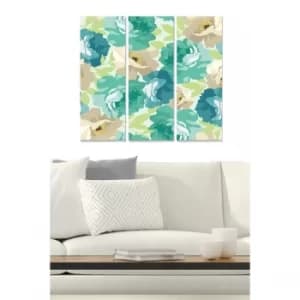 MDF91203142 Multicolor Decorative MDF Painting (3 Pieces)