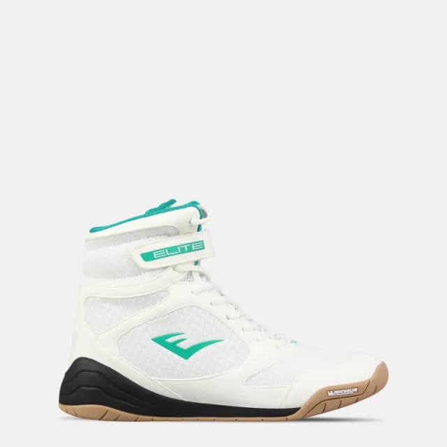 Everlast Pro Elite Boxing Boots Mens White/Green male 7 (41)