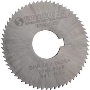 25X0.50X8MM HSS Slitting Saw 64T