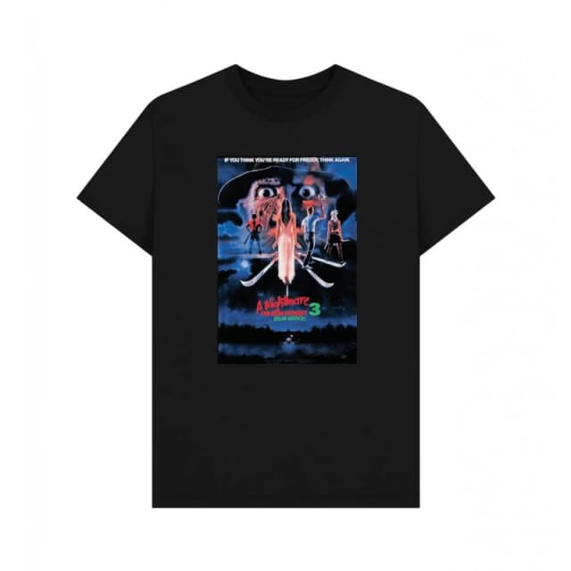 A Nightmare On Elm Street Mens Ready for Freddy T-Shirt in Black Size: Small Black Male S