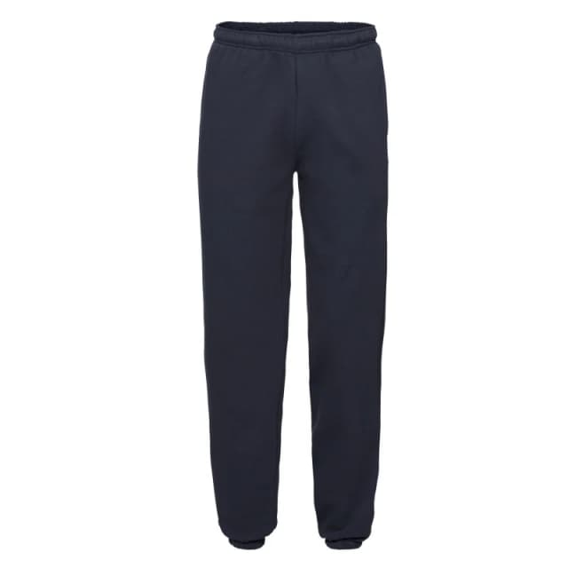 Fruit Of The Loom Fruit of the Loom Men Premium Jogging Bottoms in Mid Navy Size: Small Mid Navy S Male 5063527485700