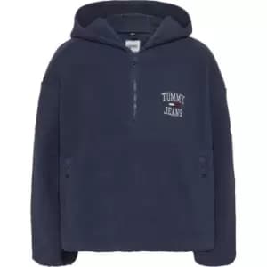Tommy Jeans Fleece Pullover Hoodie - Blue